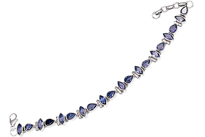 Design 1002: blue iolite bracelets