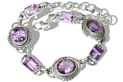 Design 1023: purple amethyst bracelets