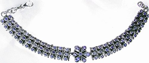 Design 1118: blue iolite bracelets