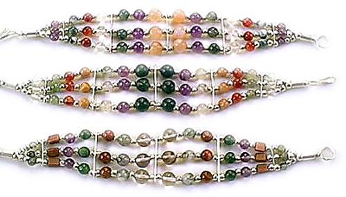 Design 14: multi-colored multi-stone bracelets