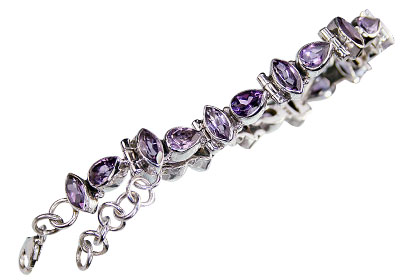 Design 1446: purple amethyst bracelets