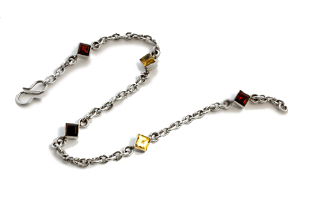 Design 18775: multi-color multi-stone bracelets