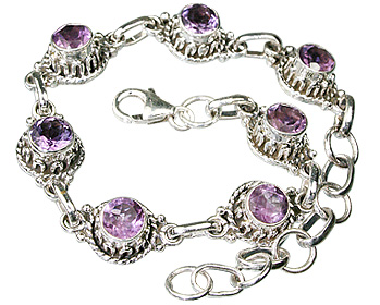 Design 477: purple amethyst bracelets