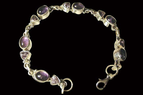 Design 489: purple amethyst bracelets