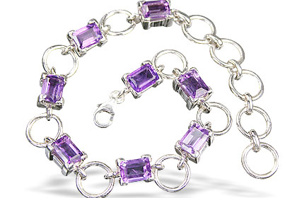 Design 503: purple amethyst bracelets