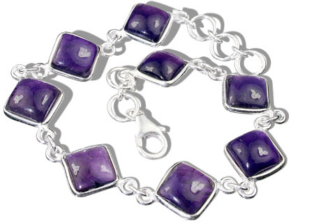 Design 511: purple amethyst bracelets