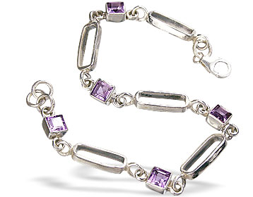 Design 517: purple amethyst bracelets