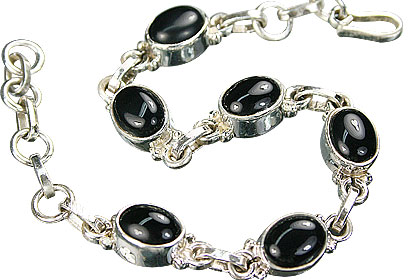 Design 7345: black onyx bracelets