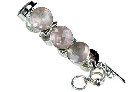Design 9000: pink rose quartz bracelets