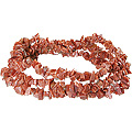 5524: Beaded brown goldstone  chipped bracelets