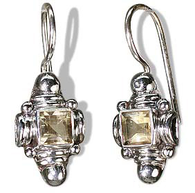 Design 1267: yellow citrine earrings