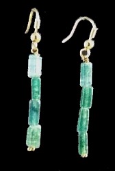 Design 1383: green aventurine earrings