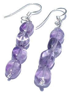 Design 1452: purple amethyst earrings