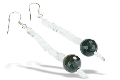Design 16725: clear crystal earrings
