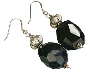 Design 16728: black onyx earrings