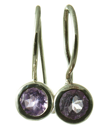 Design 17642: purple amethyst earrings