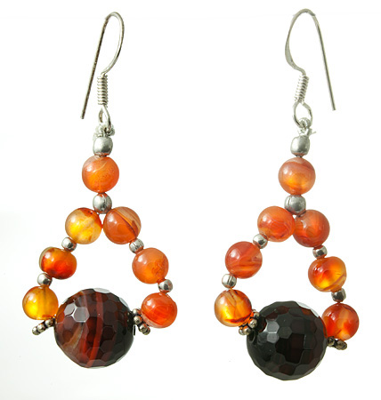 Design 17674: black onyx earrings