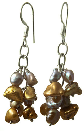 Design 17680: white pearl earrings