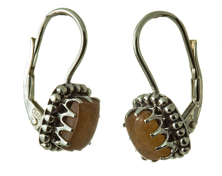 Design 18126: black onyx earrings