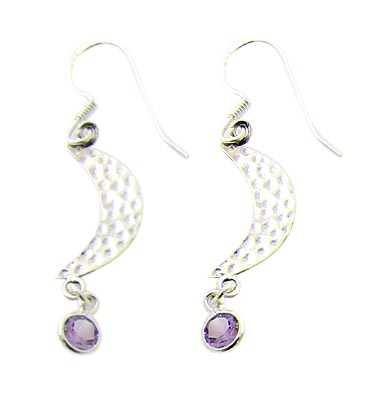 Design 21053: purple amethyst earrings