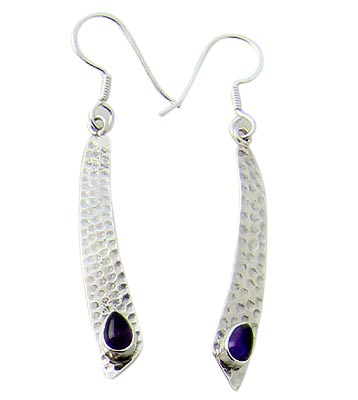 Design 21077: purple amethyst earrings