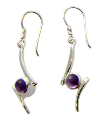 Design 21109: purple amethyst earrings