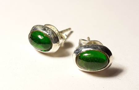 Design 22145: green tourmaline earrings