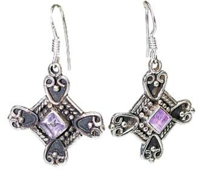 Design 439: purple amethyst earrings