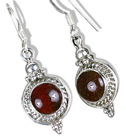 Design 6350: brown jasper earrings