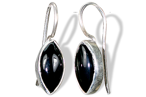 Design 6353: black onyx earrings