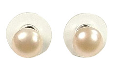 Design 643: pink pearl earrings
