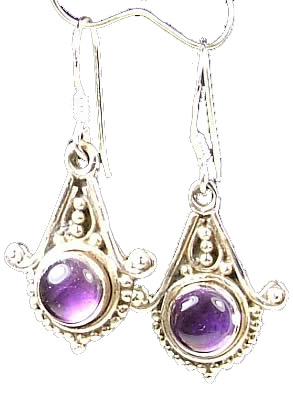 Design 827: purple amethyst earrings