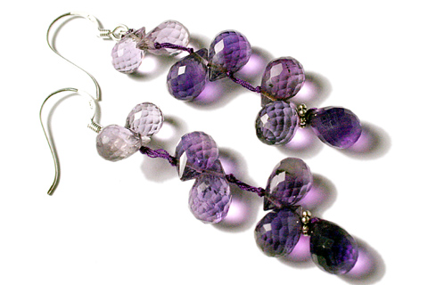 Design 9210: Purple amethyst earrings