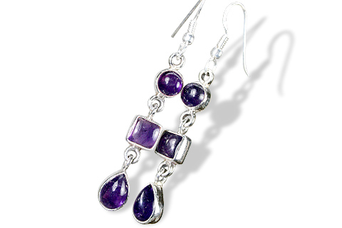 Design 947: purple amethyst earrings