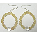 Design 5536: yellow citrine earrings