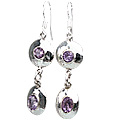 Design 812: purple amethyst earrings