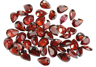 Design 16305: red bulk lots pear gems