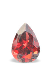 Design 16329: red garnet pear gems