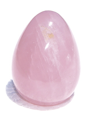 Design 1573: pink rose quartz eggs healing
