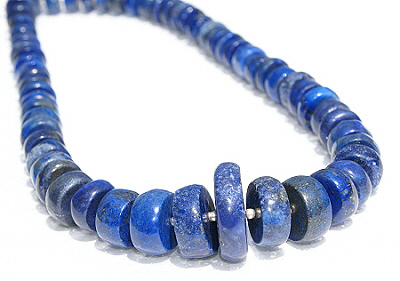 Design 1019: blue lapis lazuli american-southwest necklaces