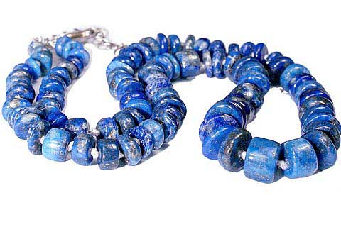 Design 1076: blue lapis lazuli necklaces