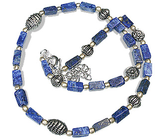 Design 11: blue lapis lazuli necklaces