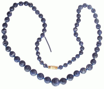 Design 1129: blue sodalite necklaces