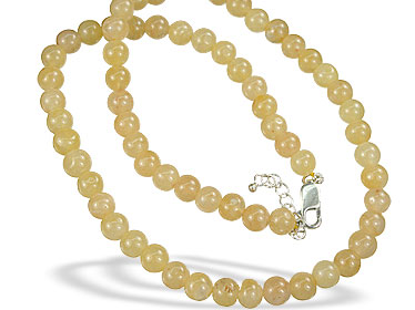 Design 1204: yellow aventurine necklaces