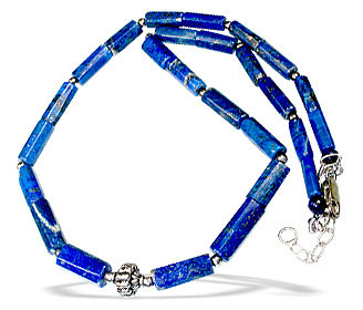 Design 13526: blue lapis lazuli necklaces