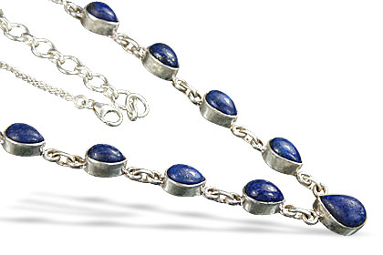 Design 14375: blue lapis lazuli necklaces