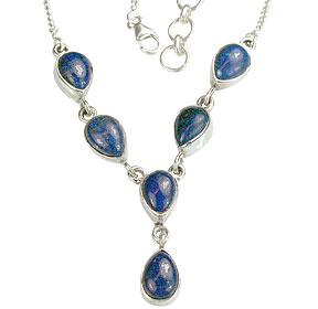 Design 14387: blue lapis lazuli necklaces