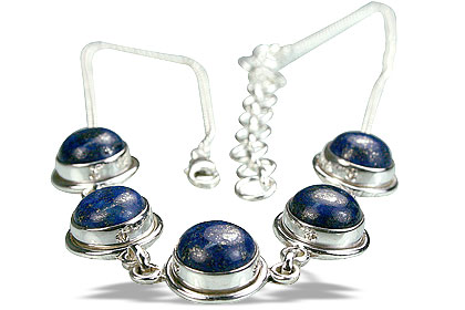Design 14438: blue lapis lazuli contemporary necklaces