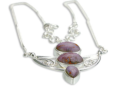 Design 14440: purple mohave necklaces