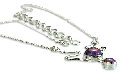 Design 14451: purple mohave necklaces